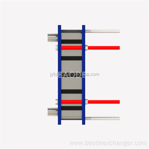 Semi-Welded Plate Heat Exchanger for Condenser for Seawater